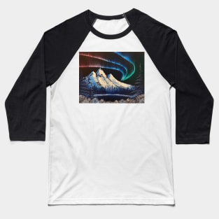 Alaskan Northern Lights Baseball T-Shirt